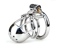 Bondage Masters Male Chastity Device Fixed PA Prince Albert, Silver