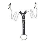 Bondage Masters Male Nipple Clamps and Cock Ring Set
