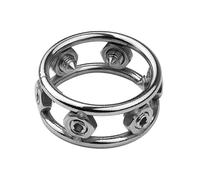 Bondage Masters Mikes Spikes CBT Cock Ring, Adjustable Pain Screws | Adjustable, Pain Screws