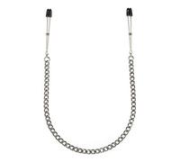 Bondage Masters Nipple Clamps, Restraining & Bondage Tweezer Nipple Clamps with Chain
