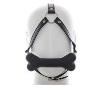 Bondage Masters Silicone Bit Gag Head Harness, S & M