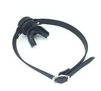Bondage Masters Silicone Gum Shield Gag Fetish and Fantasy Mouth Gag, Black