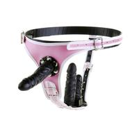 Bondage Masters Strap On Dildo Harness Removable Plugs Pegging Harness Belt Dong