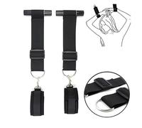 Bondage Restraint Sex Hanging On Door Swing Handcuffs Shackles On The Door Swing Fetish Sex Toys for Women Men Adult Games Red One Size