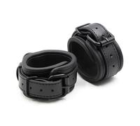 Bondage Sex Toys Women BDSM Collar Slave Leather Sex Handcuffs Police Anklecuffs Sex Toy for Woman Couples Bondage Kit Black One Size