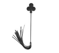 Bondage Slim Leather Riding Crop Horse Whip Pony Spanking Knout BDSM Lash Fetish Flogger Sex Product for Couples Women Black Type Four One Size