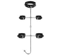 Bondaged Adult Kit Handcuffs Bondaged Adult Kit Spreader Bar,#1 | Couples Leather Restraint Restraints Woman Metal Belts for Hand Men Gay Equipment Bonage Cuffs Bondage Bdsm,#1