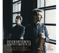 Bondarev,Yuri & Leporatti,Gabriele - Hindemith Rota Shostakovich