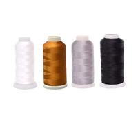 Bonded Nylon Sewing Thread 2900m 150D/2 DIY Craft Embroidery Thread for Leather Stitching 4PCS, Nylon for Embroidery