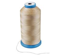 Bonded Nylon Sewing Thread for Outdoor, Leather Seats, Bags, Shoes, Canvas, Upholstery and Sewing Machine Hand Stitching (Beige) Nylon Thread