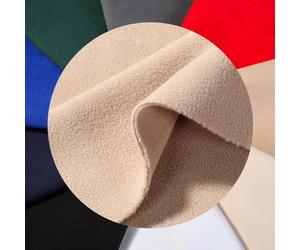 Bonded Polar Fleece Fabric Double Sided 340gsm, Outdoor and Reversible Garments Material, Insulating Windproof with a Substantial Body and Soft Handle,Neotrims UK. Royal Blue, 2 Meters