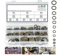 Bonded Seals With Nitrile Rubber, 300Pcs Assorted