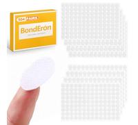 BondEron 1008 x Dots, Self-Adhesive, 10 mm, Round Adhesive Dots, Extra Strong, Mini Fastener for Crafts, School, Office,
