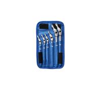 Bondhus 00015 HEX-PRO Pivot Head Torx Wrench Set, Includes Sizes: T25, T27, T30, T40, T45 & T50 (6 Piece), Chrome