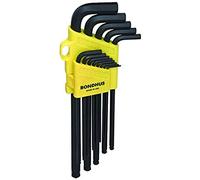 Bondhus 16037 BLX13XL Ballwrench Set 0.050"-3/8", Black, Full Size'