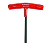 BONDHUS, 8MM T-Handle HEX Driver 6", 8MM, 15272