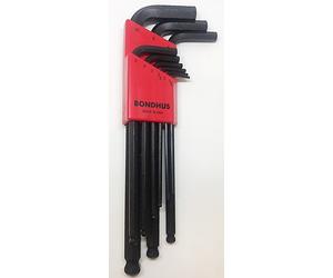 Bondhus 9pc Metric Ball End Hex Allen Key Set 1.5-10MM BLX9M 10999