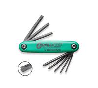 BONDHUS Allen Key Set Gorilla Grip Hex Fold Up Torx 8pcs TX9-40 TF8 12634