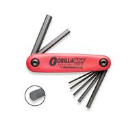BONDHUS Allen Key Set Metric Gorilla Grip Hex Fold Up 7pcs 2-8mm HF7M 12587