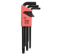 BONDHUS Allen Key Set Prohold Ball End Hex 9pcs Metric 1.5mm-10mm PBLX9M 74999
