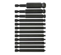 BONDHUS, BHX12 BALLEND HEX Power BIT Set 5/64"-1/2", 10836