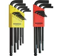 Bondhus, BLX22 Double Pack BALLEND HEX Key Set BLX9MM & BLX13AF, 20199