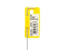 Bondhus HL1/16LB BRITEGUARD Hexagon Key, 1/16", 16103, PROTANIUM Precision HIGH Torque Steel
