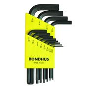 Bondhus, HLX12S HEX Key Set 0.050"-5/16", 12236