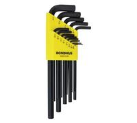 Bondhus HEX Key Set HLX13L – 0.050"–3/8" – 12137
