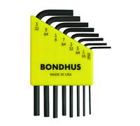 Bondhus, HLX8S HEX Key Set 0.050"-5/32", 12232