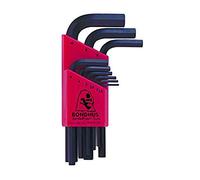 Bondhus HLX9MMS Hexagon Key Set 1.5mm-10mm, 12299, PROTANIUM Precision HIGH Torque Steel