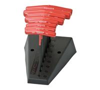 Bondhus HTX80M/S-6 8PC 2-10MM 6" T-Handle HEX Set + Stand, 15289