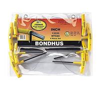 BONDHUS, HTX80M T-Handle HEX Set 2MM-10MM, 13387
