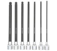 BONDHUS, PHBX7/S-6 BALLEND Series INHEX Socket BIT Set 7PC INCH 6", 43845