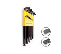 BONDHUS Stubby Ball End Hex Allen Key Set 13pcs Imperial 0.050″-3/8″ SBLX1 16537