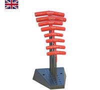 Bondhus T-Handle BallDriver Hex Tool Set 8pcs + Stand 2mm-10mm | ProGuard Finish