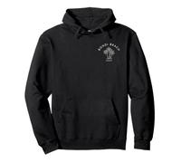 Bondi Beach Sydney Australia Palm Tree Sunset Vintage Pullover Hoodie
