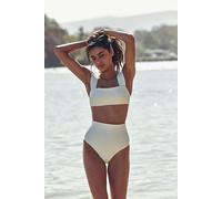 BONDI BORN Faith Bikini Bottoms at Free People in Pearl, Size: Medium - female