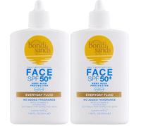 Bondi Sands Daily Moisturising Face SPF 50+ Everyday Fluid 50ml (Pack of 2)