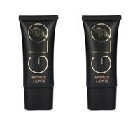 Bondi Sands GLO Bronze Lights One Day Tan 25ml x2 Instant Bronzing Lotion Bundle