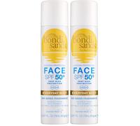 Bondi Sands SPF 50+ Fragrance Free Face Sunscreen Mist | Broad Spectrum UVA & UVB Protection with 72 Hour Hydration, Invisible Finish, Dermatologically Tested + Cruelty Free | 79 mL/2.11 Oz