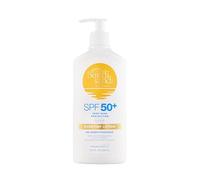Bondi Sands SPF 50+ Fragrance Free - Sunscreen Lotion Value Pump Pack 500mL| UVA & UVB Protection | Suitable for Sensitive Skin | Vegan + Cruelty Free | 500ml/16.9 Fl Oz