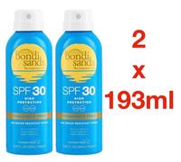 Bondi Sands SPF30 High Sun Protection Fragrance Free Spray 2 x 193ml
