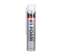 BondIT 750ml PU Fire Resistant Expanding Foam Polyurethane Hand Gun Grade B2 Multi-Purpose Foam Aerosol Cleaning Fluid Pink (Pu Foam)