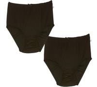 Bonds 2 Pack Heroes Full Brief Womens Ladies Underwear Undies Panties WQKHW, Black, 24