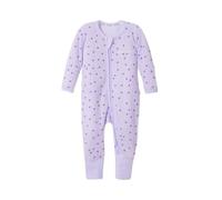 Bonds Baby Wondersuit Ditsy Dot Purple Cotton Terry Toweling with Two-Way Zip (3 Years)