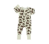 Bonds Baby Zippy - Cotton Blend Zip Wondersuit Coco Dog (6-12 Months)
