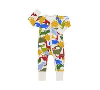 Bonds Baby Zippy - Cotton Blend Zip Wondersuit Dino Dance Party (3-6 Months)