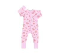 Bonds Baby Zippy - Cotton Blend Zip Wondersuit Island Oasis Pink (0-3 Months)