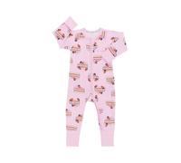 Bonds Baby Zippy - Cotton Blend Zip Wondersuit Strawberry Sponge (12-18 Months)
